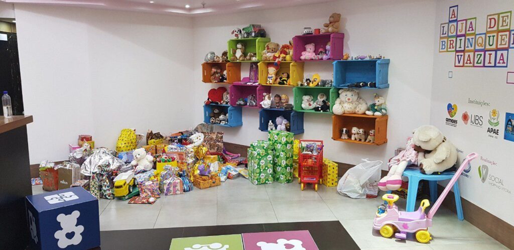 Loja vazia de doação de brinquedos será aberta hoje (12)