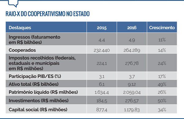 Raio-x do cooperativismo no Estado