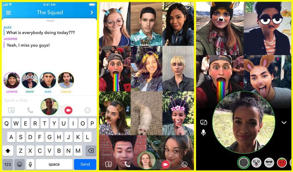 Snapchat ganha novo recurso de chamada de vídeo