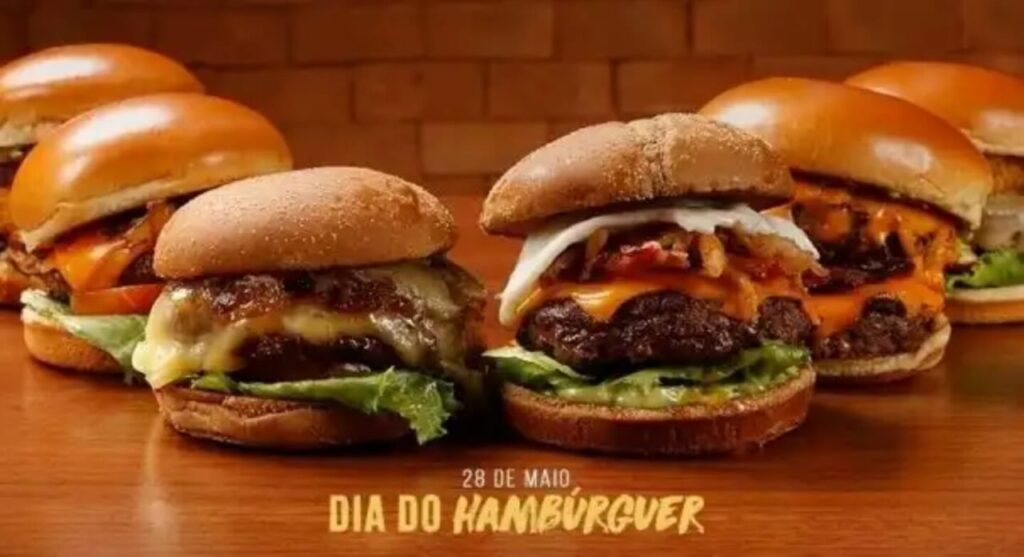 Dia Mundial do Hambúrguer com programação especial nesta segunda (28)