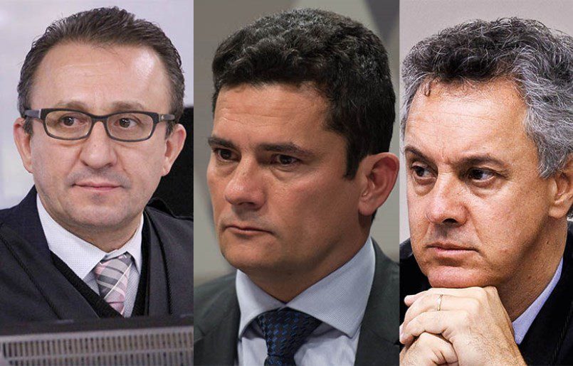 Rogério Favreto, Sérgio Moro e João Pedro Gebran