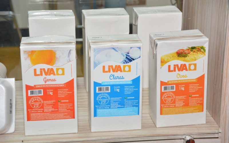 Ovo pasteurizado é apresentado pela Coopeavi em Super Feira