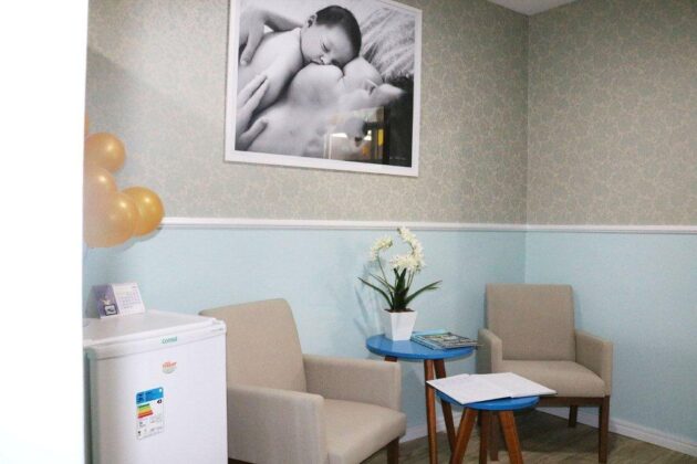 Hospital particular cria sala de apoio à amamentação