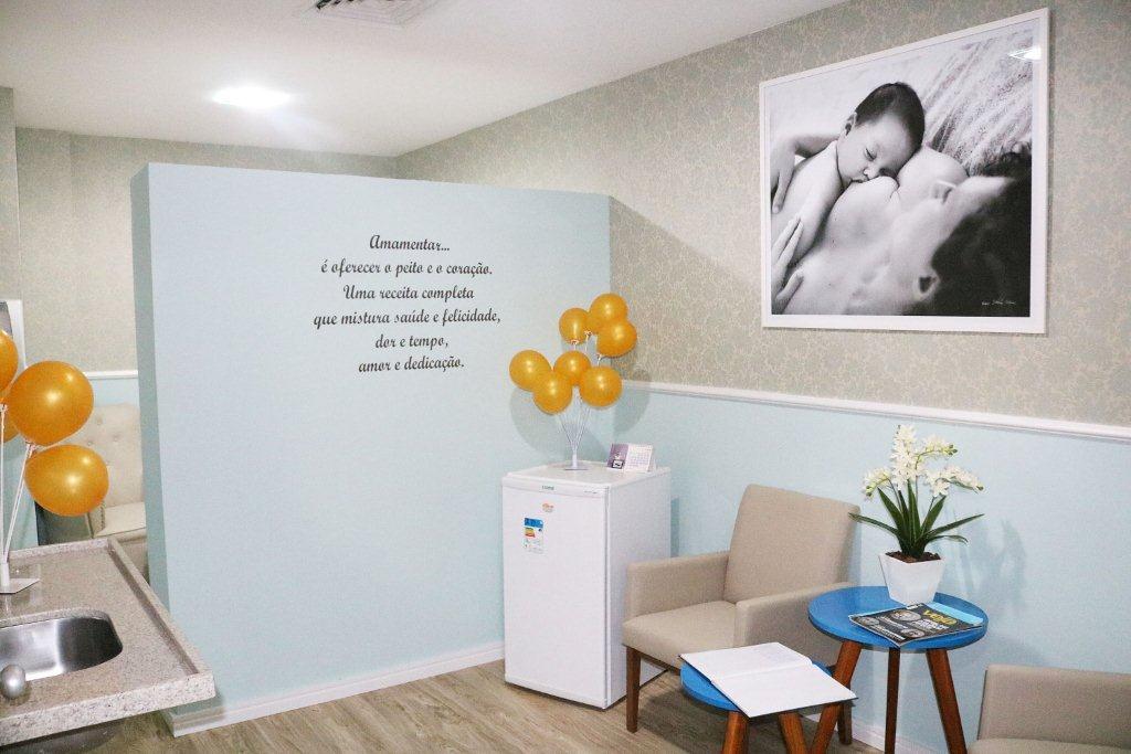 Hospital particular cria sala de apoio à amamentação