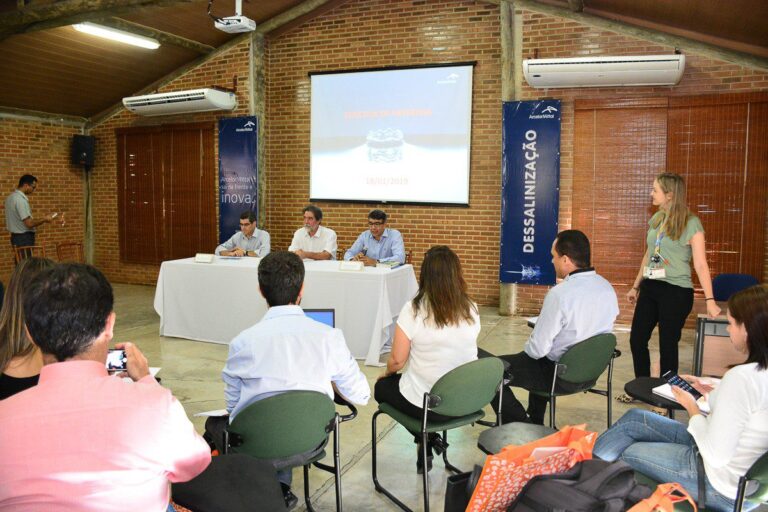 Projeto de dessalinização da água do mar ArcelorMittal
