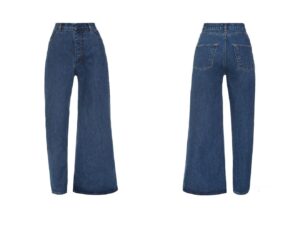 Jeans assimétrico é tendência em 2019