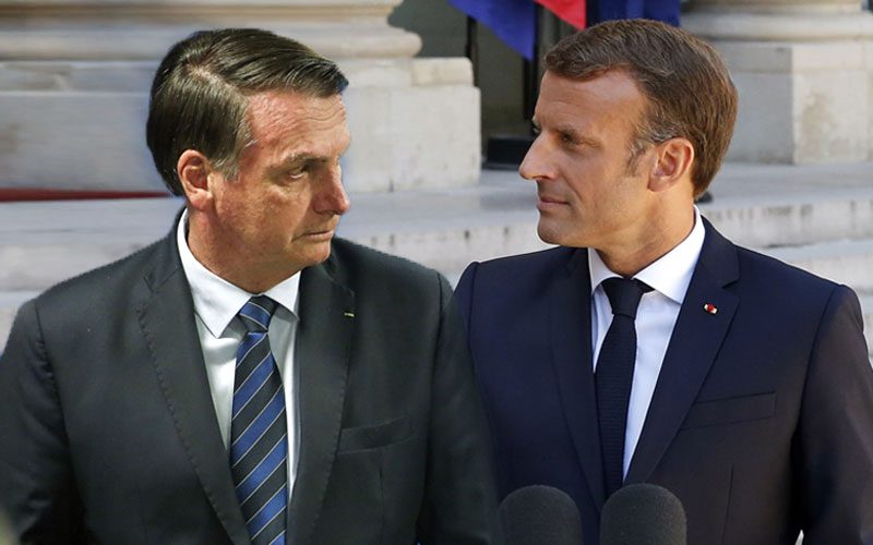 Presidente Francês se manifesta sobre queimadas