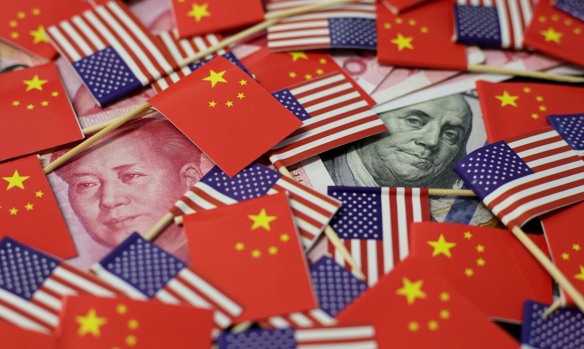 A China e os EUA planejam realizar uma nova rodada de negociações comerciais na Suécia entre 27 e 30 de julho. (Foto: Jason Lee/Agência Brasil)