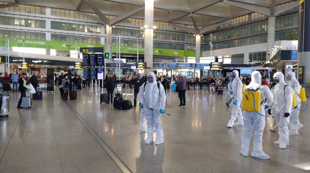 Aeroporto pandemia