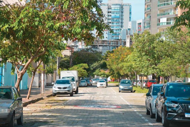 Vista da Rua Carlos Moreira Lima, Bento Ferreira, Vit&oacute;ria