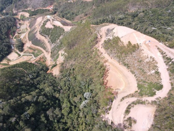 Instituto flagra desmatamento ilegal próximo ao Parque Pedra Azul