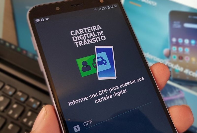 Carteira Digital de Trânsito já permite indicar motorista infrator em caso de multa