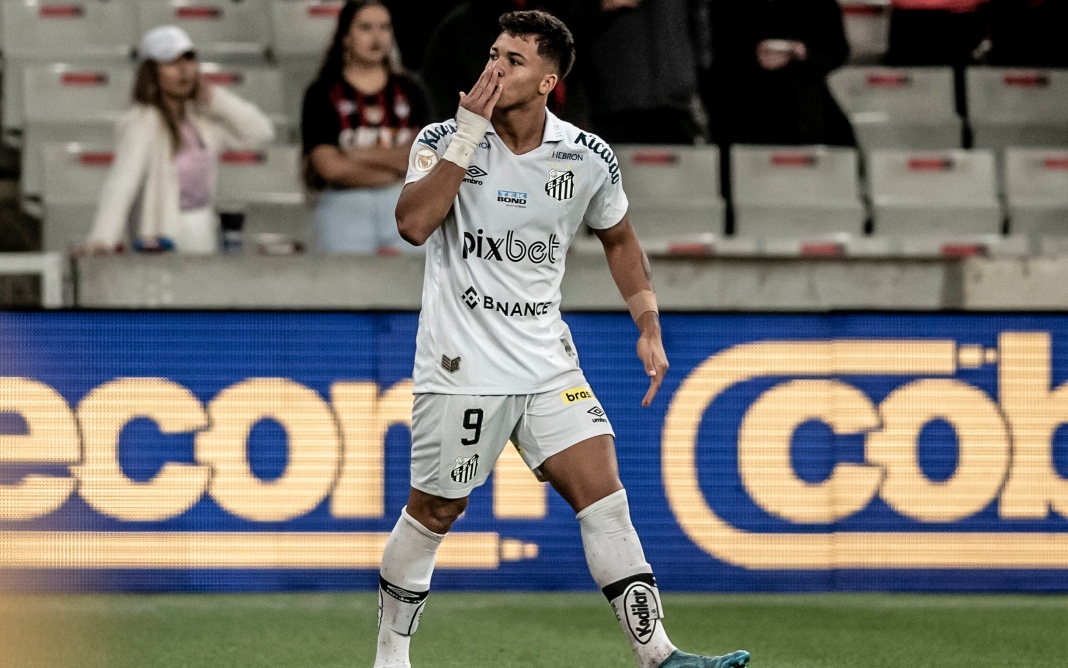 Marcos Leonardo tem lesão descartada, mas é dúvida para clássico com Corinthians - Foto Reprodução do Twitter