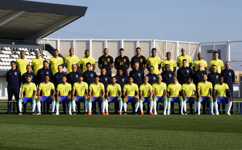 CBF divulga foto oficial da seleção para a Copa - Foto: Lucas Figueiredo/CBF