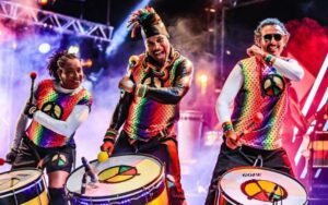 Banda Olodum é atração em Jacaraípe