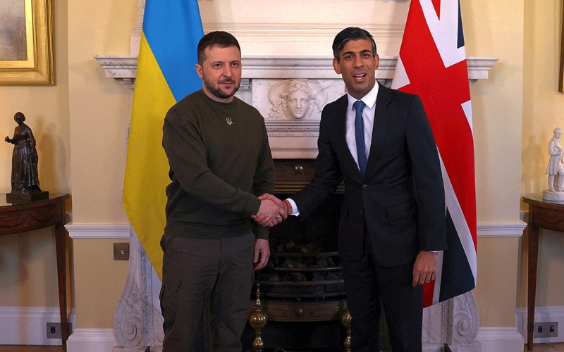 Zelenski visita Reino Unido pela primeira vez desde invasão da Ucrânia por russos - Foto: Reprodução Internet / Redes Sociais