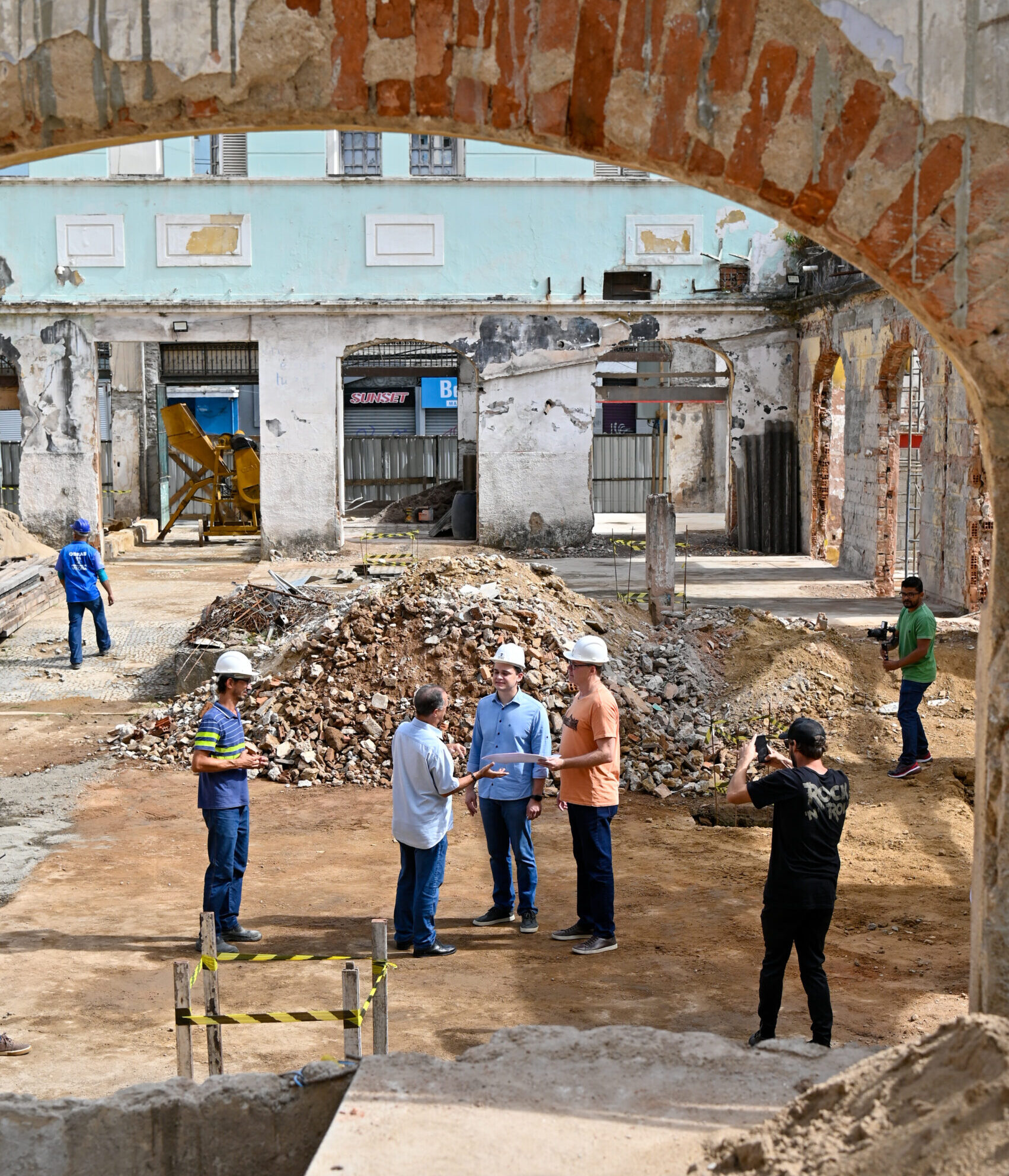 Obras de reforma do Mercado da Capixaba estão no prazo.