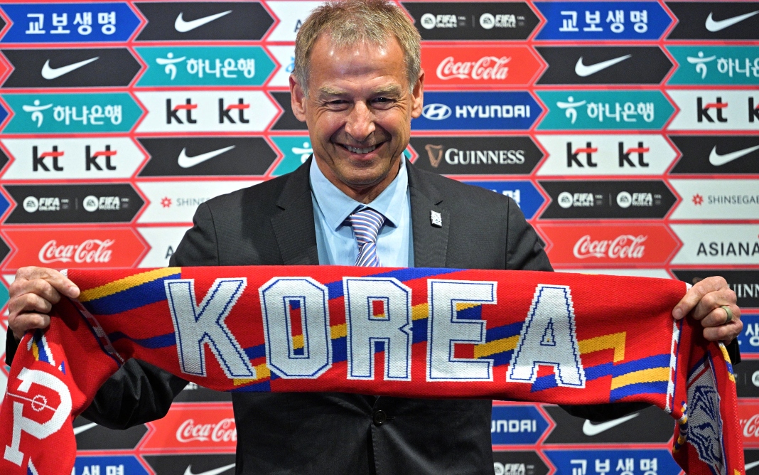 Klinsmann assume Coreia do Sul projetando semifinal da Copa e o título da Ásia - Foto: Reprodução Redes Sociais