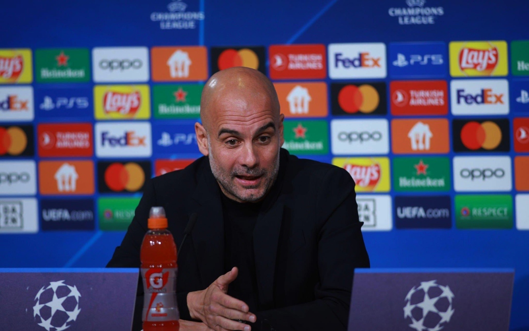 Guardiola quer City com nervos no lugar diante do Real Madrid: 'Emoções fortes' - Foto: Reprodução Twitter / Man City Brazil / @ManCityBrazil
