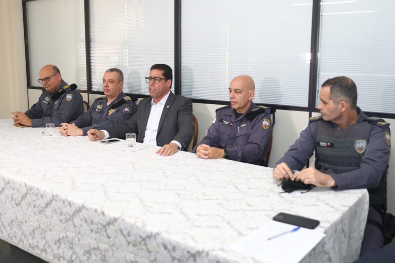 Presidente da Assembleia participou do encontro com o Comandante-geral da PMES e representantes de batalhões da Grande Vitória