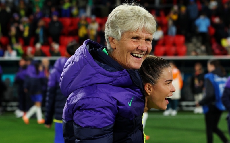 Pia destaca desempenho das jogadoras mais jovens e pede que Brasil mantenha a 'alegria' - Foto: Elsa/FIFA