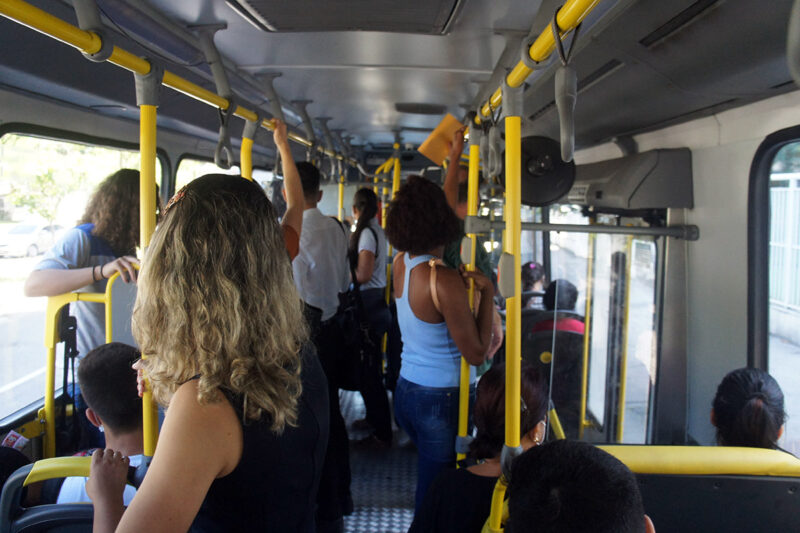 Campanha contra assédio no transporte público poderá ser permanente - Foto: Lucas S Costa