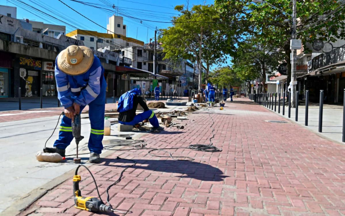 Com 90% finalizada, a etapa final consiste em testes do novo sistema de drenagem, iluminação e câmeras de segurança