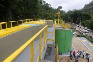 ETE tem capacidade para tratar 777 mil litros de esgoto por dia