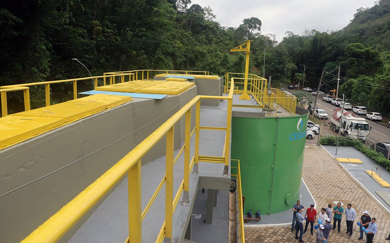 Além da estação de tratamento, o Governo do Estado entregou outras obras no município serrano
