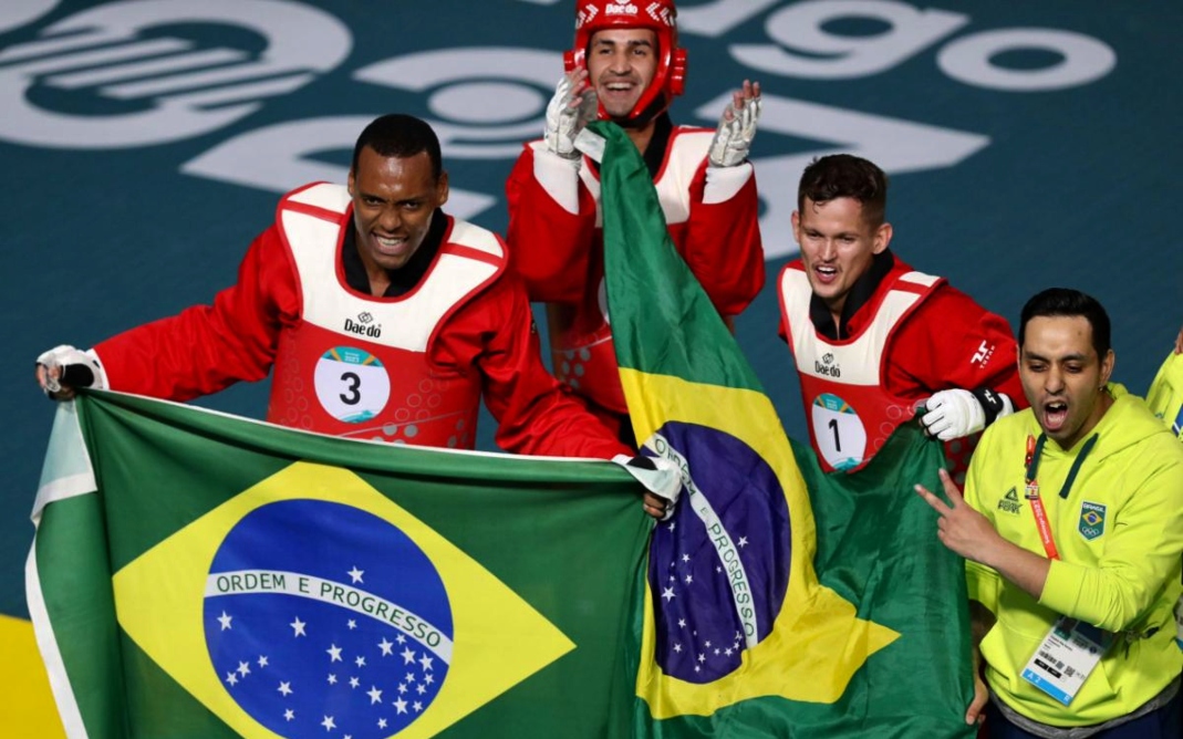 Tae kwon do brasileiro conquista ouro e bronze no Pan de Santiago - Foto: Reprodução COB - Gaspar Nóbrega/COB