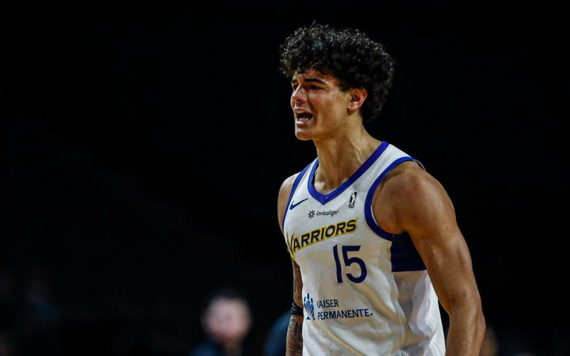 Gui Santos volta a ser aproveitado pelos Warriors na NBA em derrota para os Suns - Foto: Reprodução Instagram / @guisantos_4