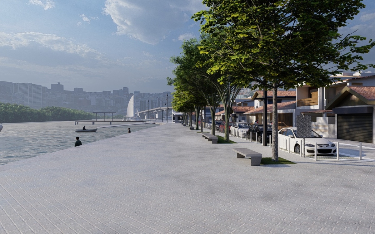 Projeto inclui pescado, museu, ciclovias, arquibancadas alagáveis, atracadouros e outros equipamentos que reurbanizarão a região 
