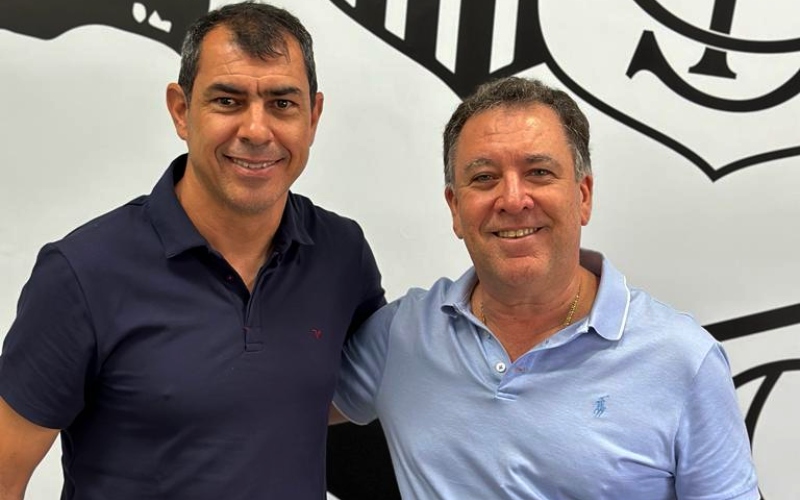 Marcelo Teixeira confirma contratação de Fábio Carille no Santos - Foto: Reprodução Instagram / @marcelopteixeira