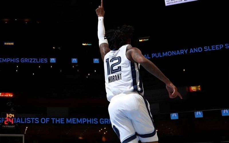 Ja Morant cumpre suspensão após episódio com arma e está liberado para defender os Grizzlies - Foto: Reprodução Twitter Ja Morant / @JaMorant