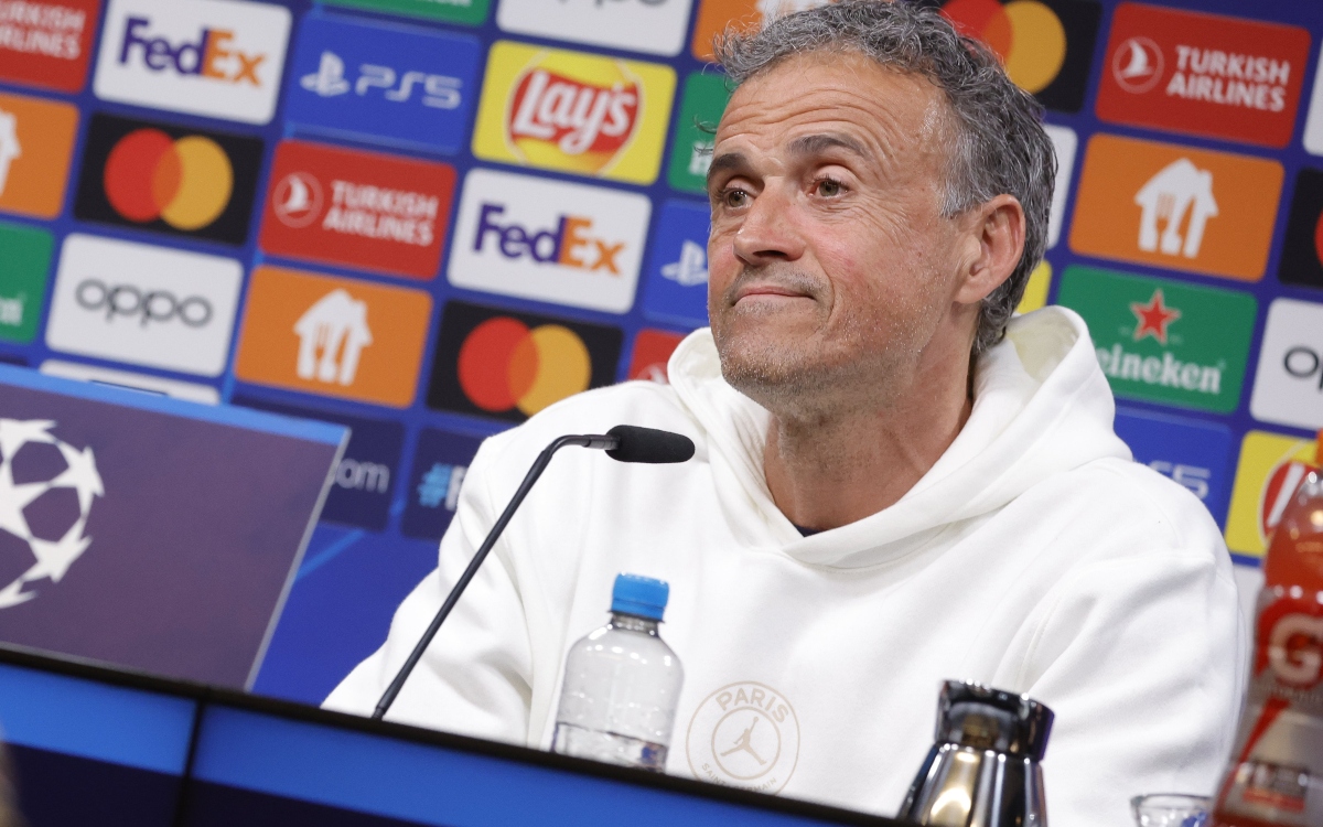 Irritado, Luis Enrique descarta favoritismo do PSG e prevê 'jogo espetacular' na Alemanha - Foto: Reprodução Twitter Paris Saint-Germain - @PSG_inside
