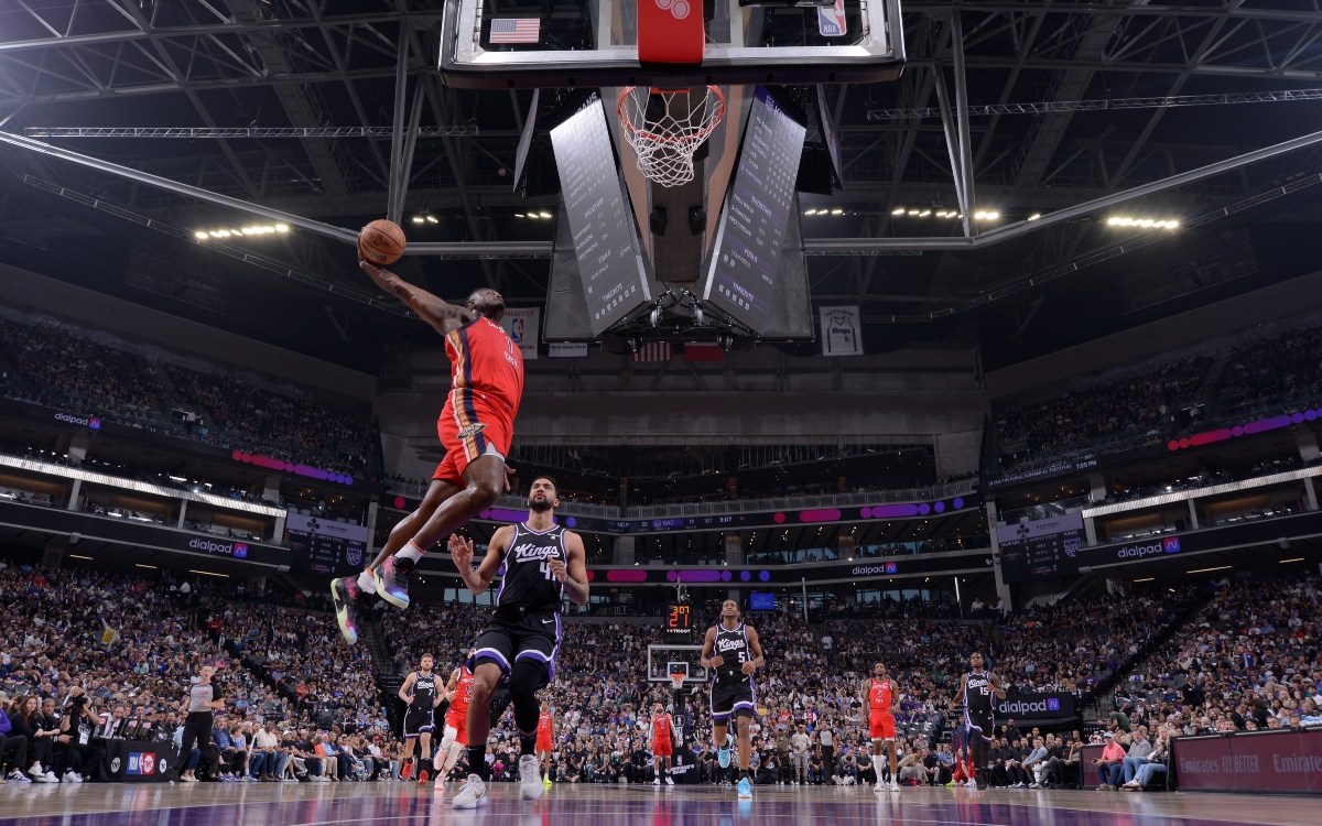 Pelicans vencem Kings em confronto direto e ficam mais perto dos playoffs da NBA - Foto: Reprodução Twitter New Orleans Pelicans - @PelicansNBA
