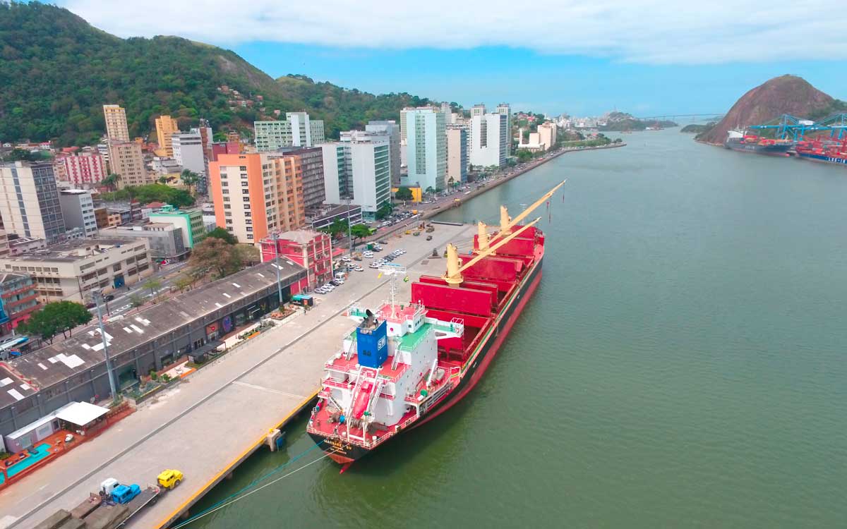 O Porto de Vitória foi um dos primeiros a implementar o programa Porto Sem Papel. Foto: Jackson Gonçalves