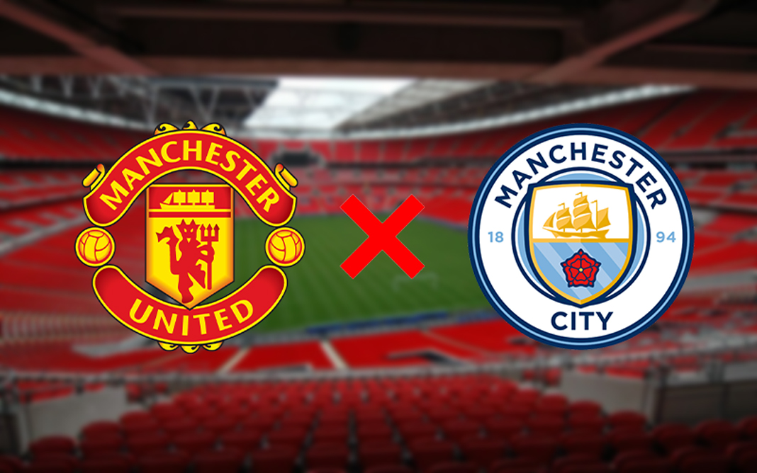 City e United se enfrentam na final da Copa da Inglaterra - Foto: Reprodução