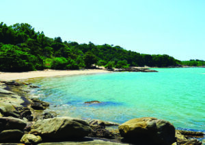 Praia de Marvila, em Anchieta. Foto: Fernando Madeira