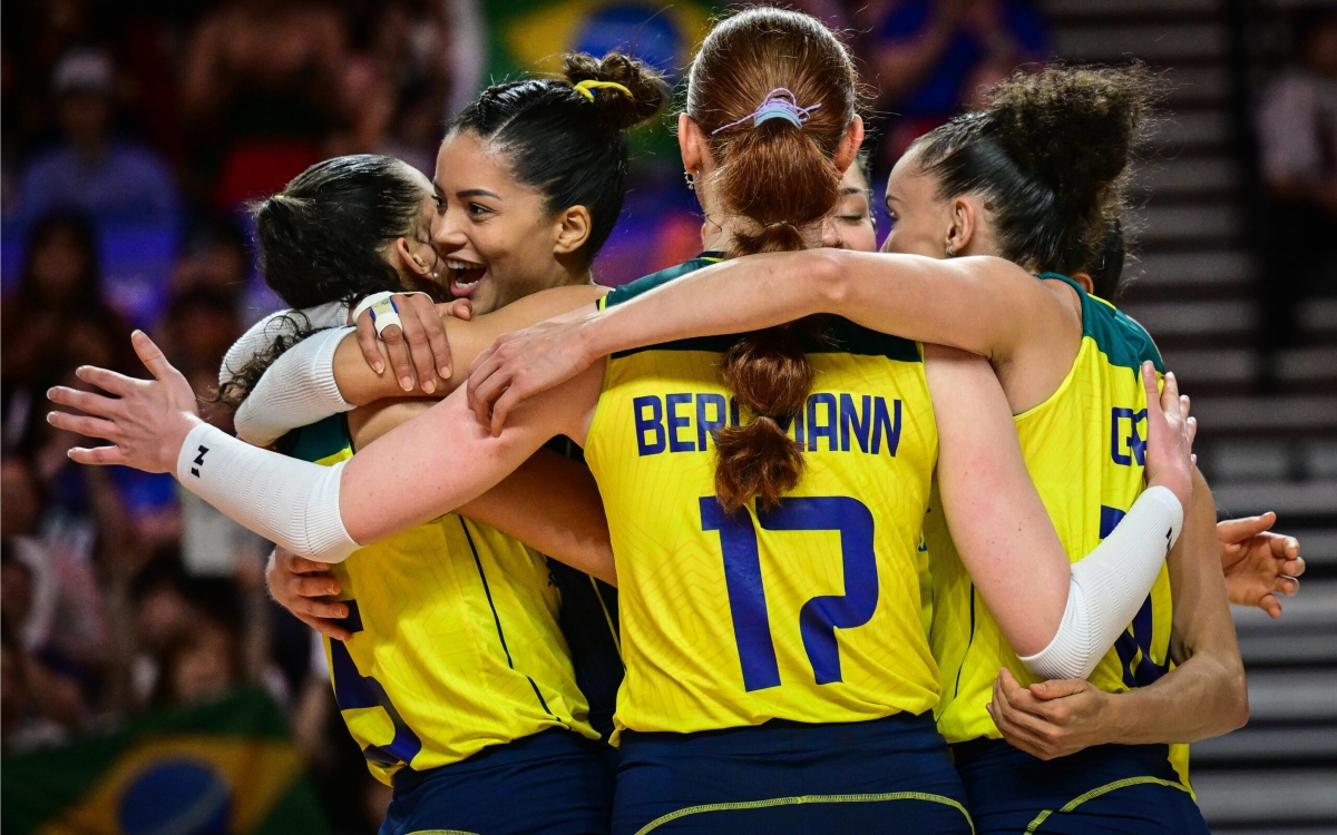 Seleção feminina atropela Bulgária e já foca em duelo com a Turquia na Liga das Nações - Foto: Reprodução CBV - Divulgação/FIVB