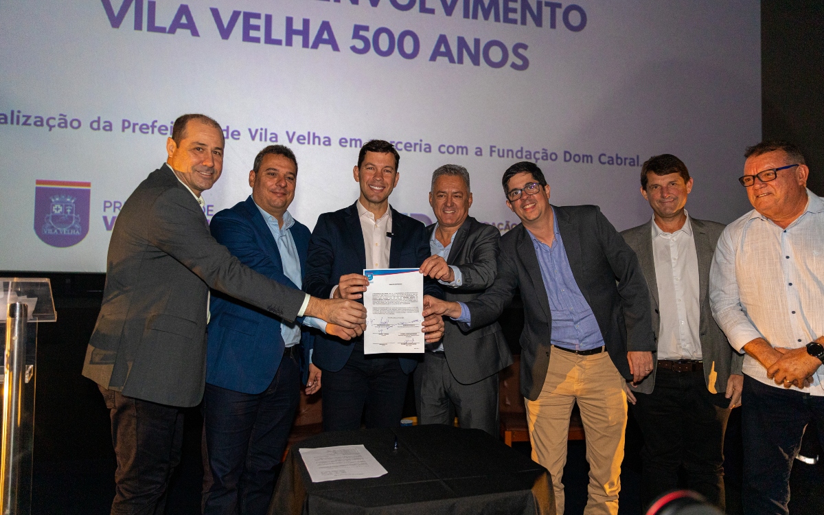 “Avançar 20 anos em 4” foi a frase que norteou a apresentação dos novos projetos “Vila Velha 500 Anos” e “Vila Velha Ágil” pela Prefeitura - Foto: Edie Hallen