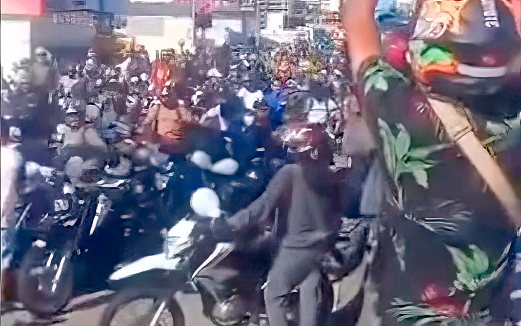Ato aconteceu como uma forma de chamar a atenção para a necessidade de mais respeito no trânsito e em protesto contra a morte do motoboy Glênio Silva