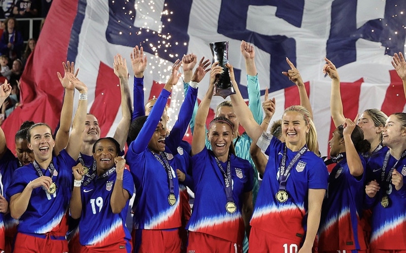 EUA dominam futebol feminino há mais de 30 anos - Foto: Reprodução Instagram / @uswnt