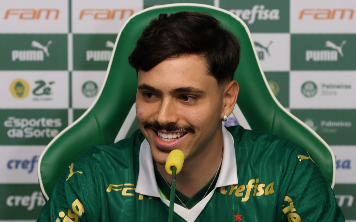 Maurício é apresentado, destaca estrutura do Palmeiras e promete 'fome' por títulos - Foto: Reprodução Twitter SE Palmeiras - @Palmeiras