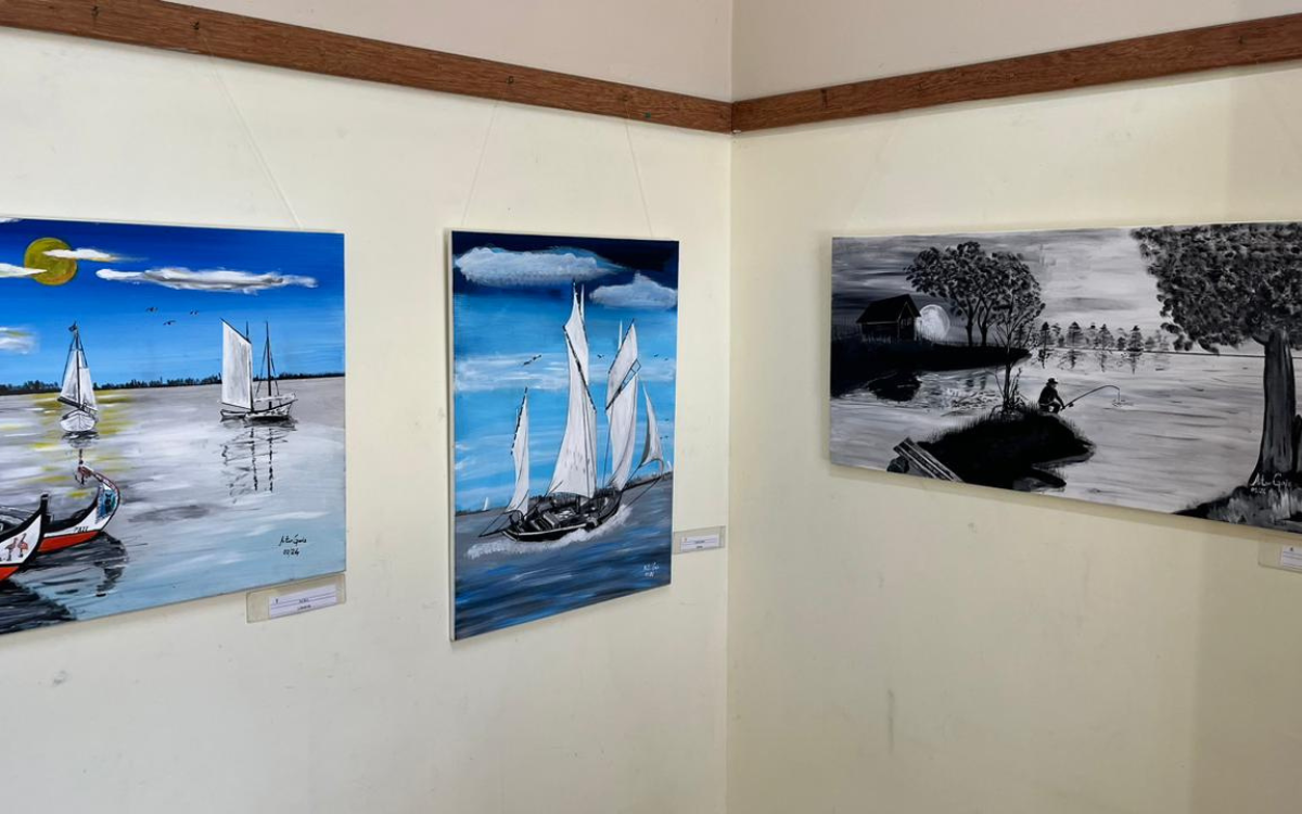 Artista português Artur Gois expõe pinturas em Vila Velha