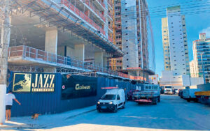 Obra do Jazz Residence, empreendimento da construtora em Vila Velha
