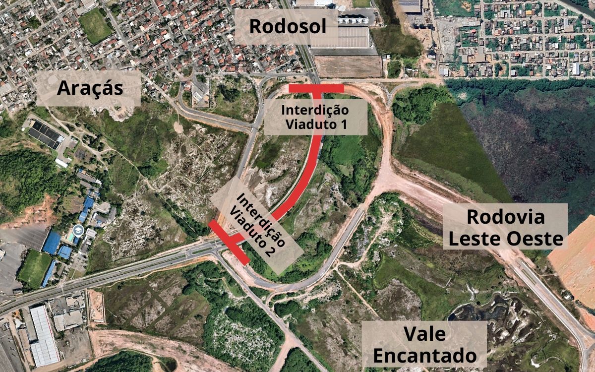 Rodovia Darly Santos tem nova interdição nesta quinta-feira (19)