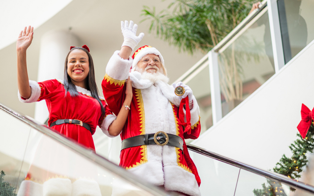 Papai Noel chega aos shoppings do ES; veja as datas