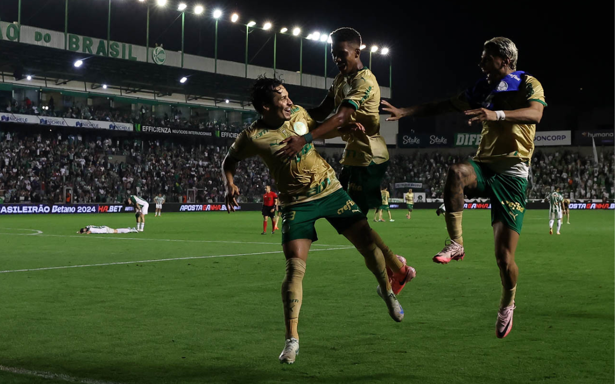 Palmeiras tem 49,4% de chance de ganhar o campeonato Brasileiro. Foto: reprodução Palmeiras