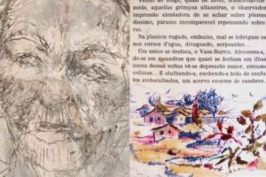 Ilustrações de Homero Massena se unem a fotografias em exposição na Casa da Memória, em Vila Velha. Foto: Reprodução